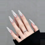 GH01 -Silver Glitter Cat Eye