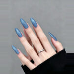 GH06 - Blue Glitter Cat Eye
