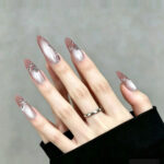 GH10 - Pink Rhinestone Cat Eye