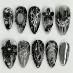 SS01 - Black Gothic Floral