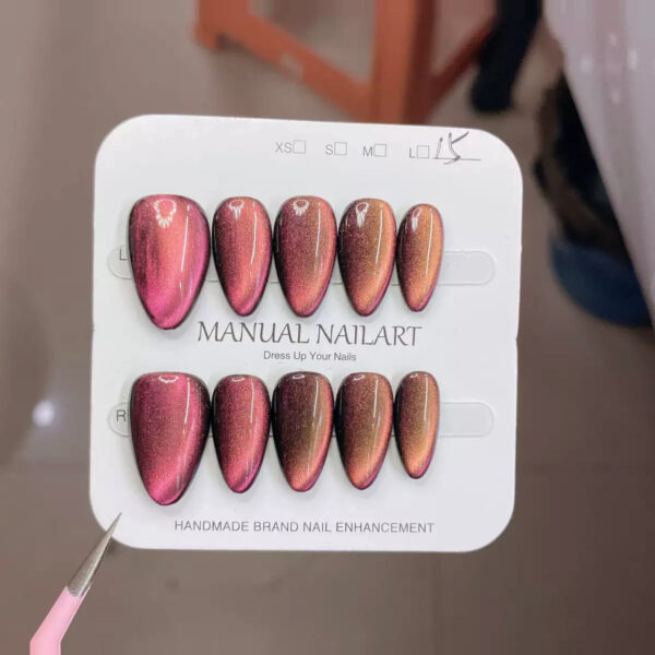 GH05 - Burgundy Copper Cat Eye
